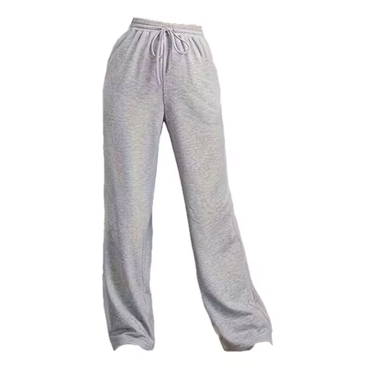 Ey American Spor-pantalones informales holgados para mujer, cintura alta, fibra de poliéster, para ir al trabajo, colección de verano 2024