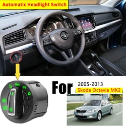 Headlight Automatic Switch For Skoda Octavia 2 MK2 2005-2013 2007 2008 2009 Car Accessories Upgrade Tuning Modificati