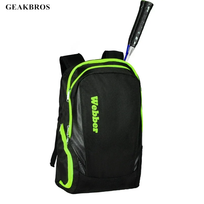 Multi-functional Racket Bag Badminton Tennis Backpack Sports Fitness Gym Bag With Independent Shoes Storage Racquet Bag Carrier