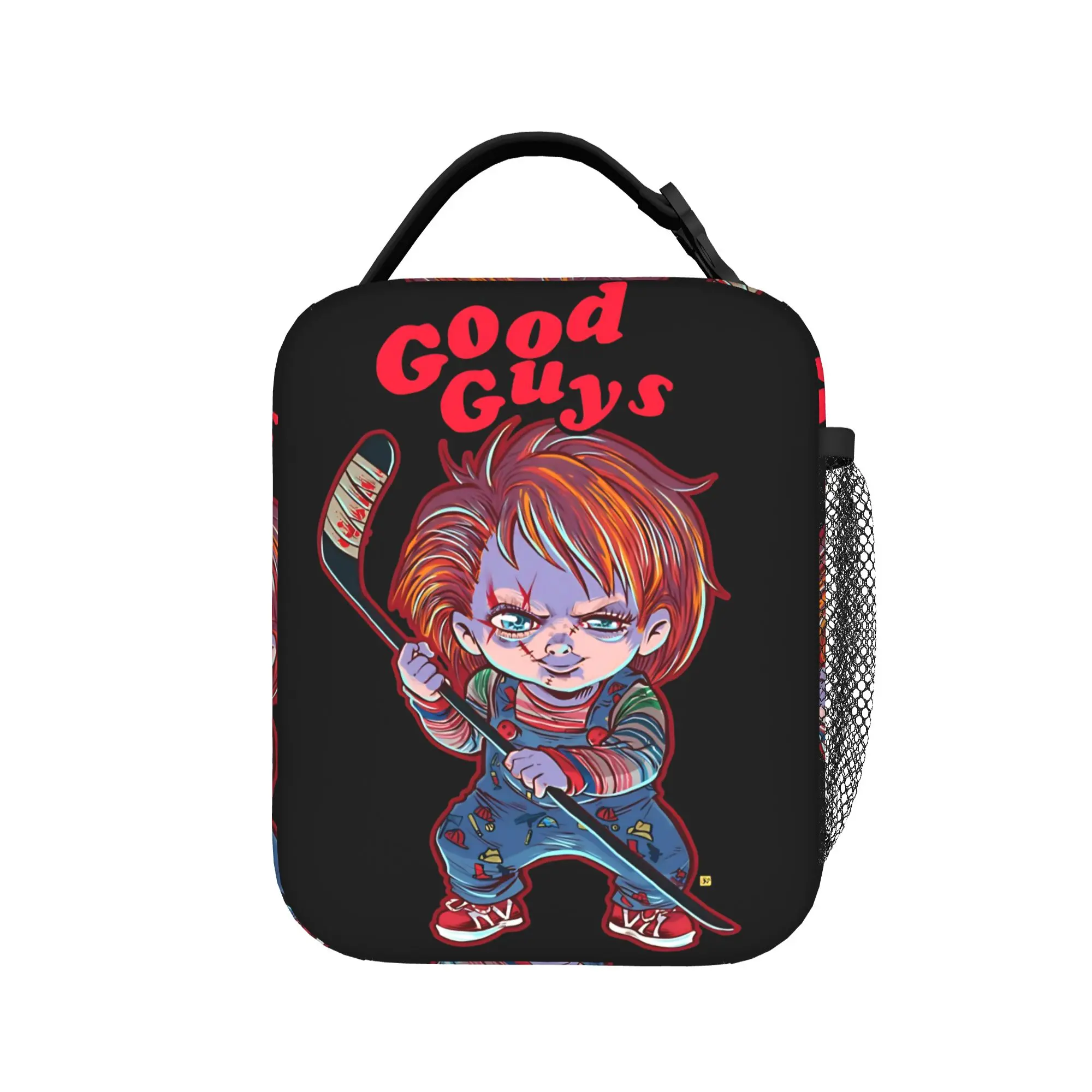 

Сумка для обеда Good Guys Child Doll Chucky Cowboy, ретро-ланчбокс для женщин, портативная сумка-холодильник для офиса, сумка-тоут из оксфордской ткани с принтом, сумки для еды