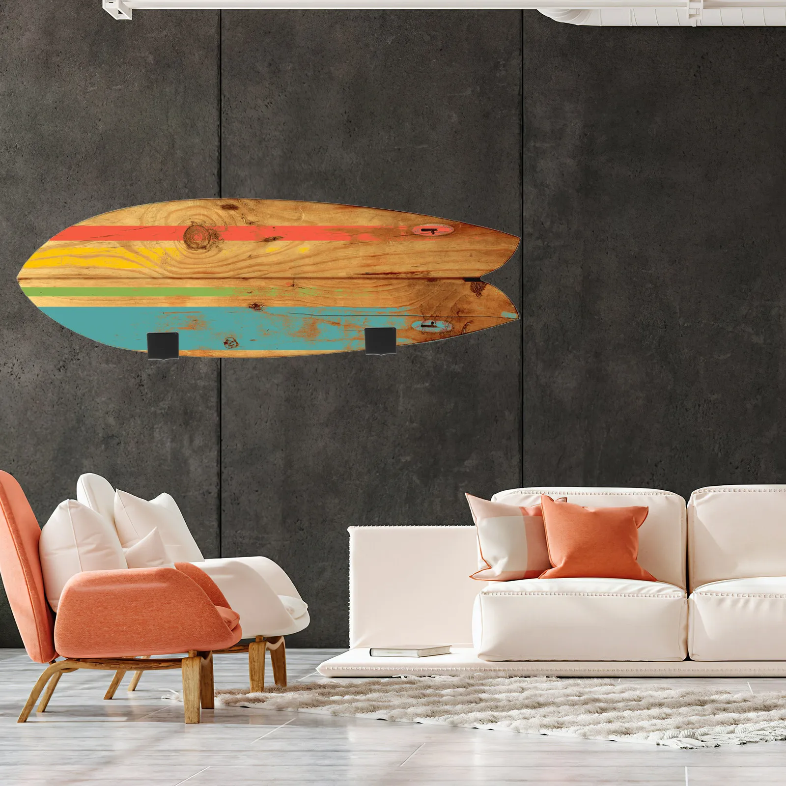 

Настенный держатель для серфбордов (2 шт.), сверхпрочный, с высокой нагрузочной способностью, простой в установке, для демонстрации и хранения, для дома, гаража, офиса, магазина