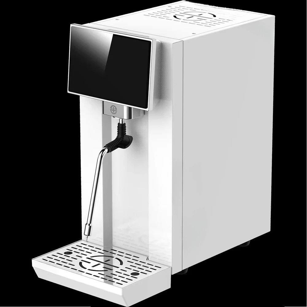 

Commercial 5L 220V Single Head Steam Milk Foam Machine Eco-Friendly Touch Screen Coffee Frother with Automatic Bubble Steamer
