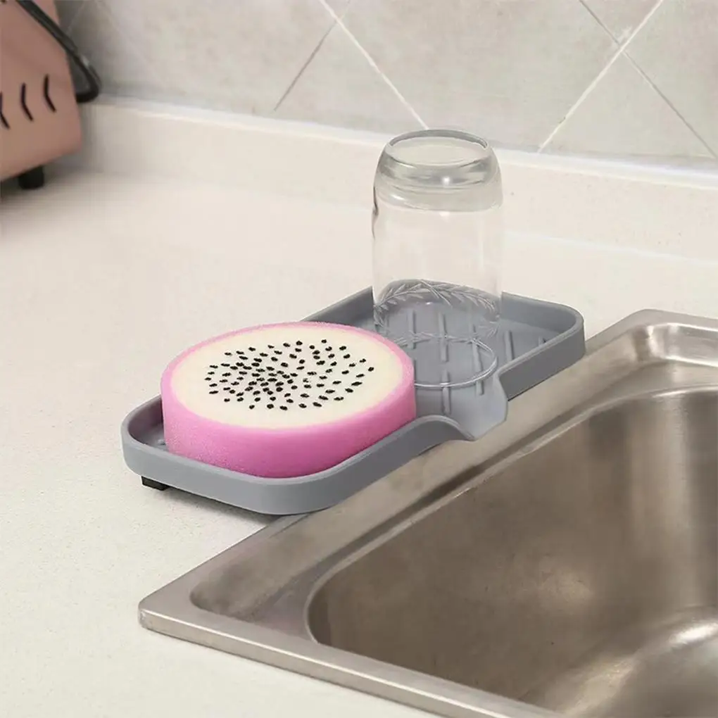 Non-slip Soap Holder Securely Hold Soap And Other Items But Also For Dish Soap Dispenser Shower Tray