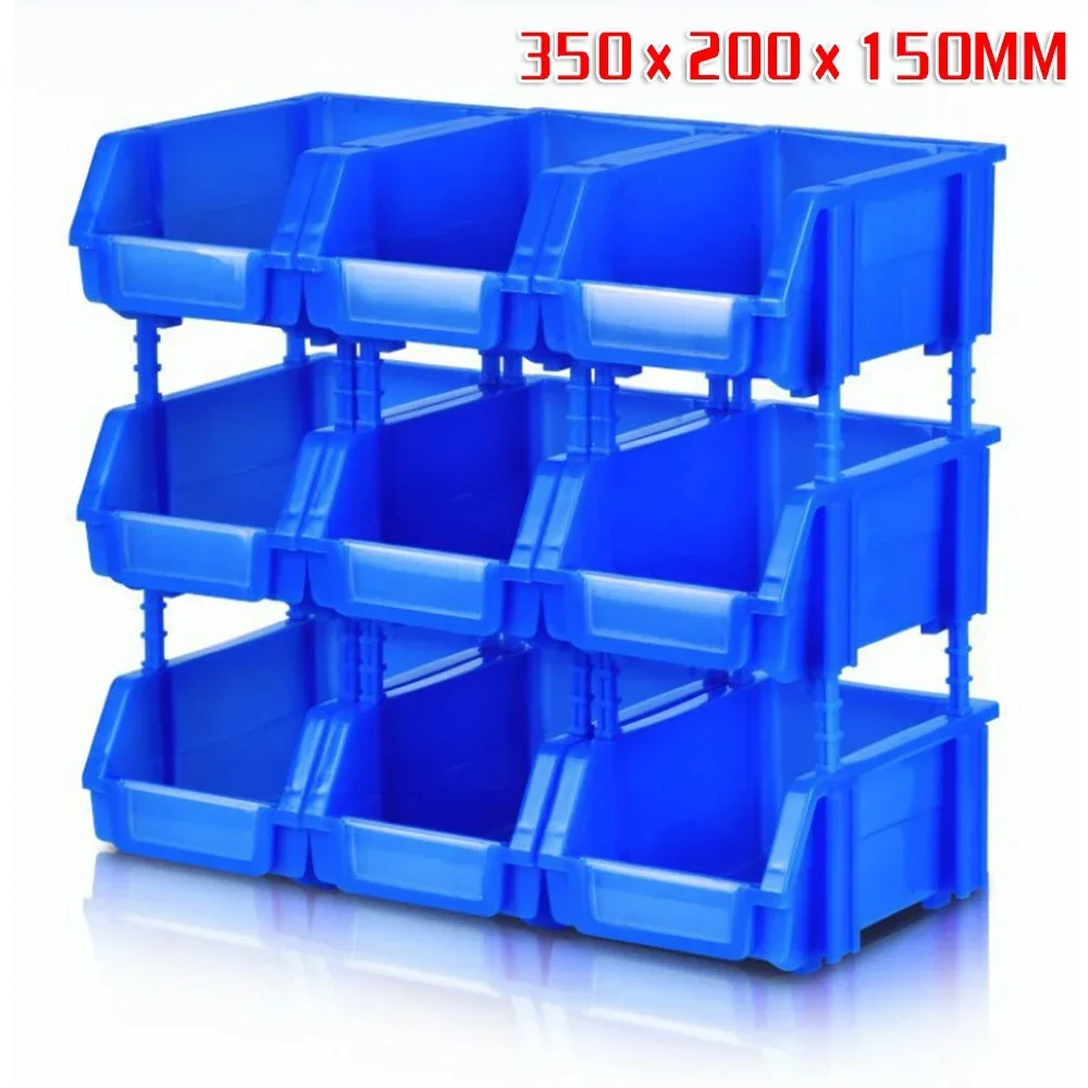 1x Wall Mounted Storage Rack Screw Bolt Shop Garage Tool Box Organizer Bin Parts Home Storage And Organization