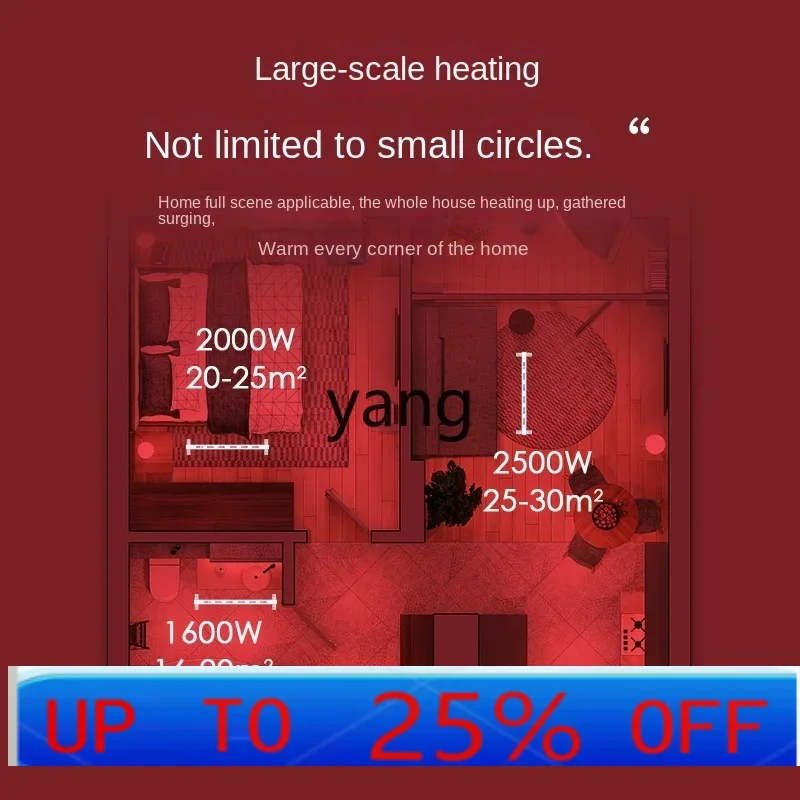 ClX  Household Electric Heater Piece Large Area Quick Heating Energy Saving Energy Saving Wall Heating