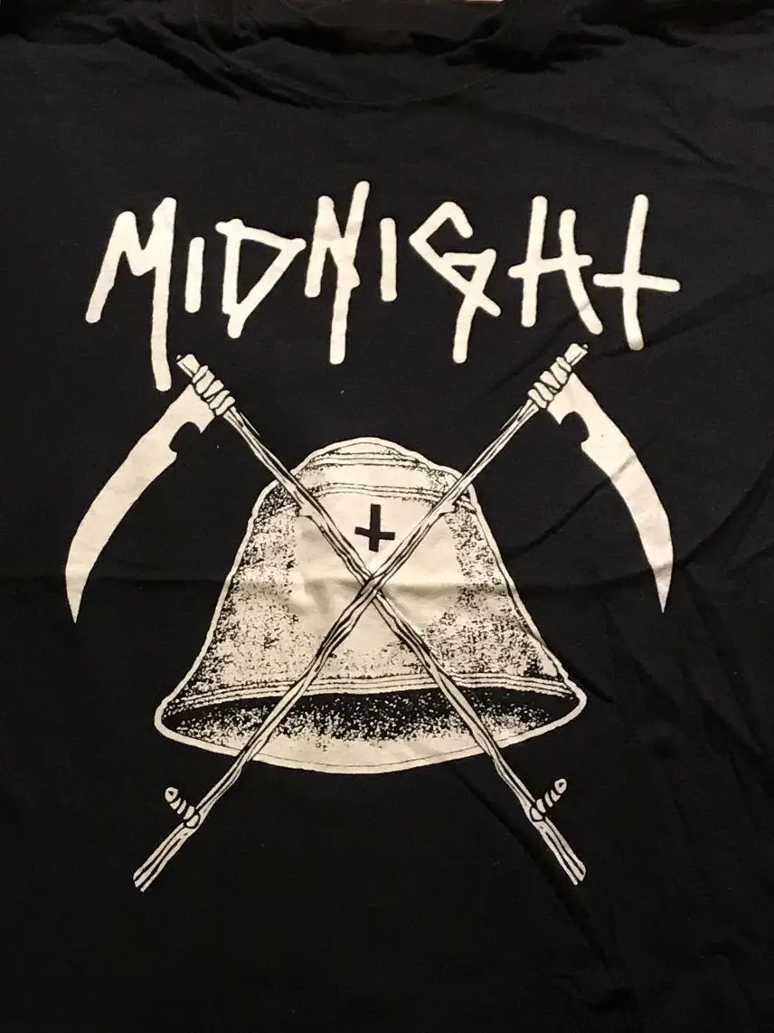 Midnight band T-Shirt Short Sleeve Cotton Black Men gift for fans, Size S-2XL