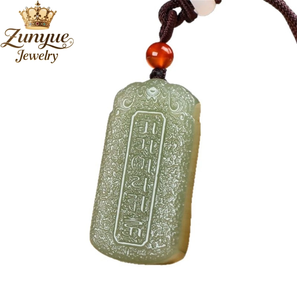 Natural Hetian Jade Half-Length Guanyin Jade Pendant Luxury Quality Jewelry Best Selling Fashion Jewelry Charms Exquisite Gift