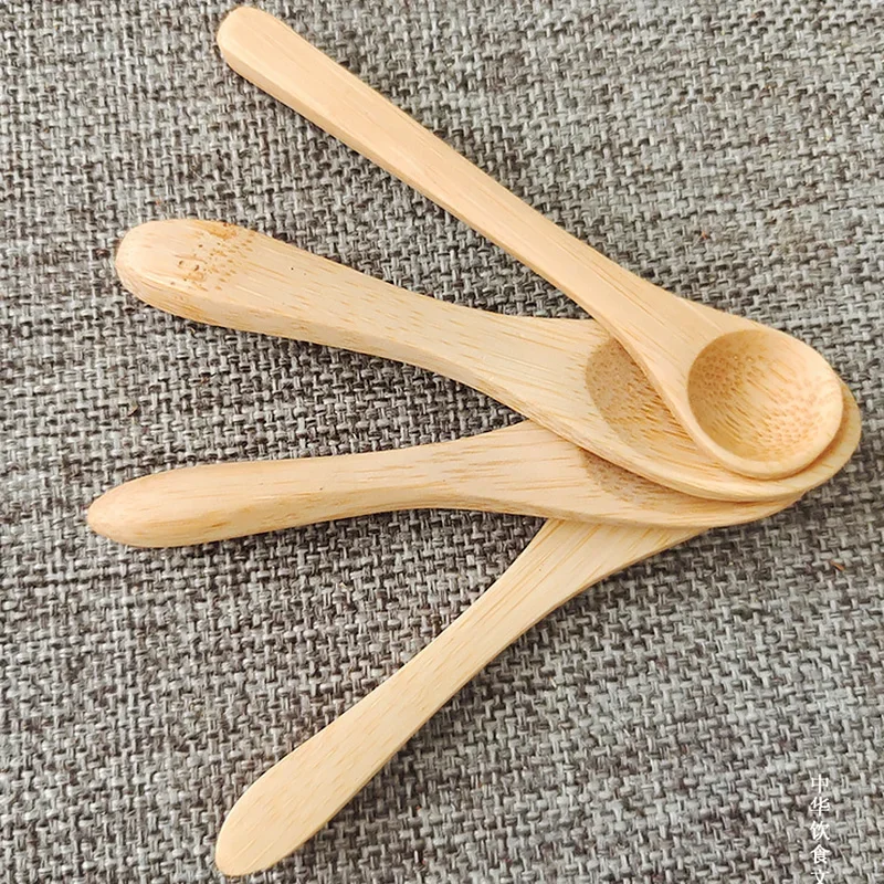 Mini cucchiaio di miele cucchiaio di sale cucchiaio di gelato per bambini ecologico in legno naturale cucchiaio da cucina da cucina cucchiai per mescolare il caffè