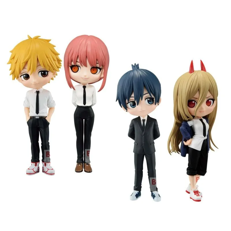 Figura Nueva y Original de Bandai Qposket Chainsaw Man: Yodoji, Pava, Makima, Aki Hayakawa, Adornos de Regalo, Disponibles en Stock