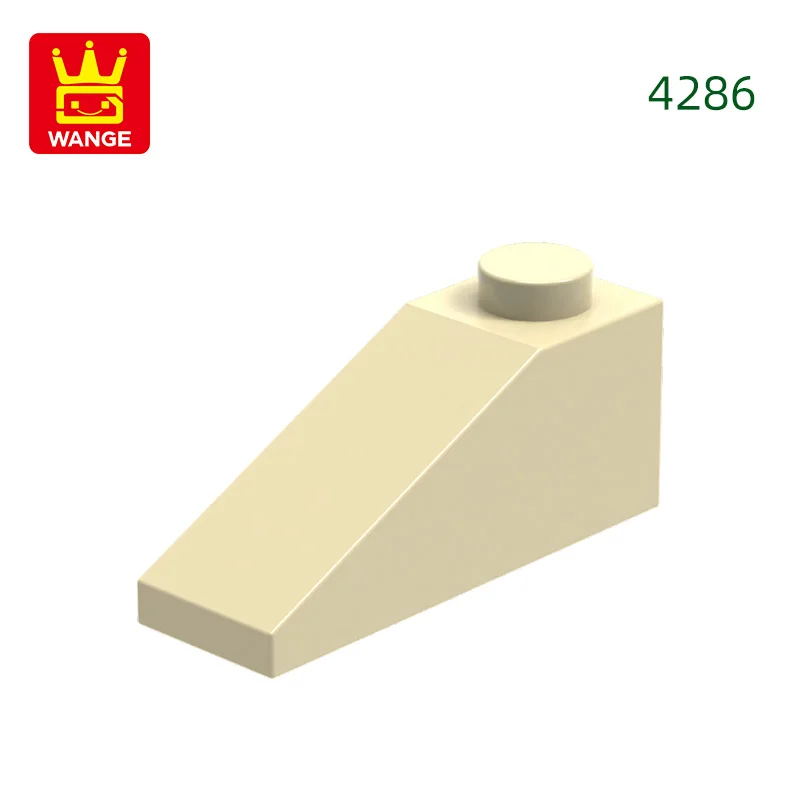 Wange 116 stks/partij 4286 1x3 Hellende Gebied Bouwstenen Moc Dak Accessoires Compatibel Met Schuine Bakstenen Kinderen Speelgoed Geschenk