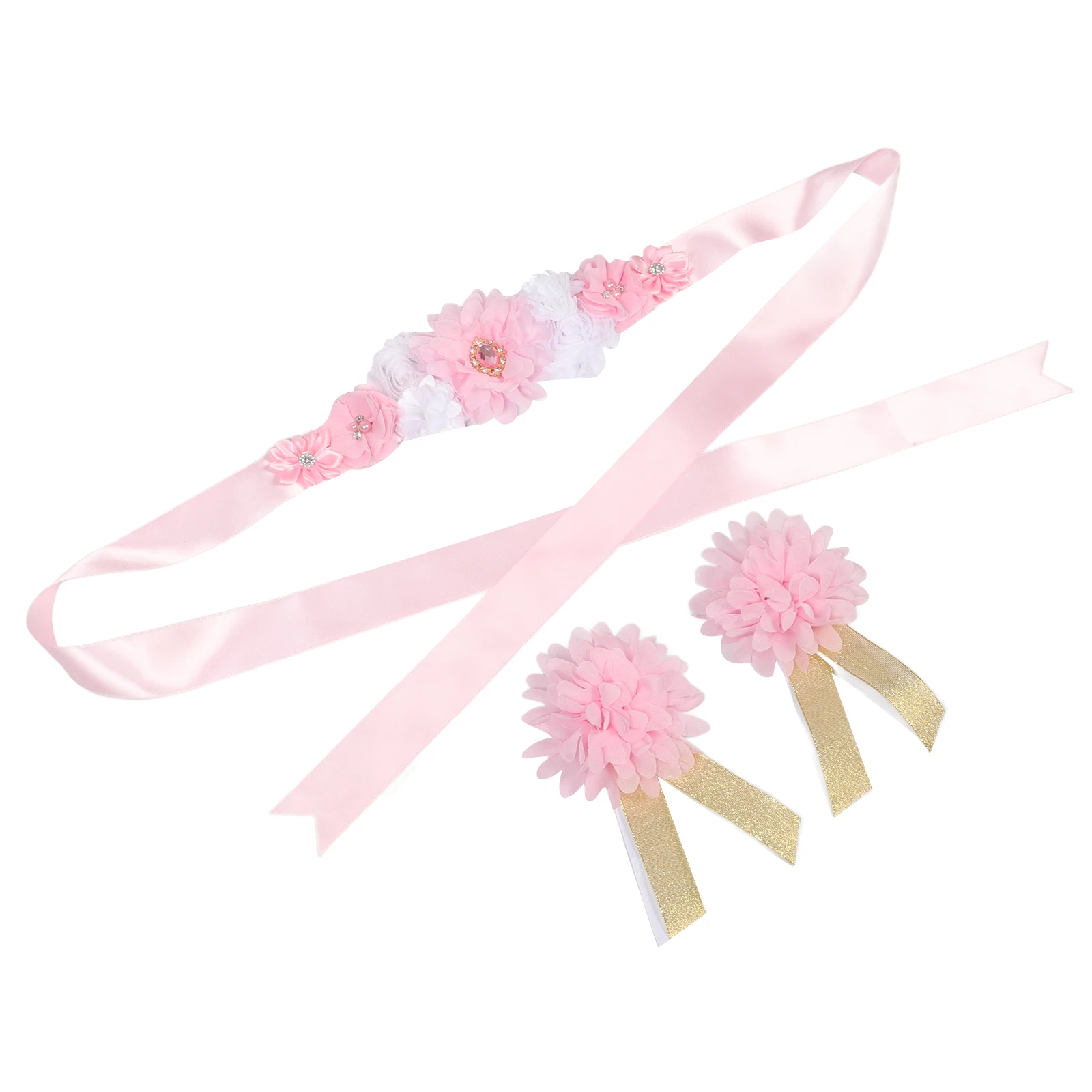 

Pregnancy Belly Shower Mom to Sash For Baby Shower Adjustable Maternity Sash Maternity Belt Belt Fit Occasions