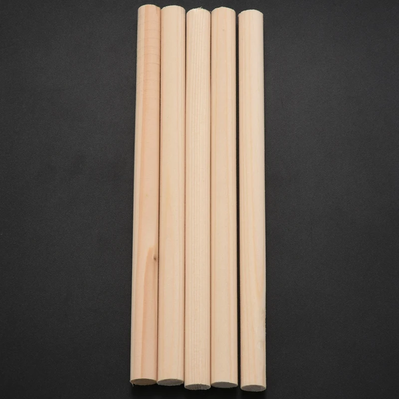 5Pcs 180Mm 4/4-3/4 Wood Acoustic Cello Sound Post For Musical Stringed Instruments Cello Accessories