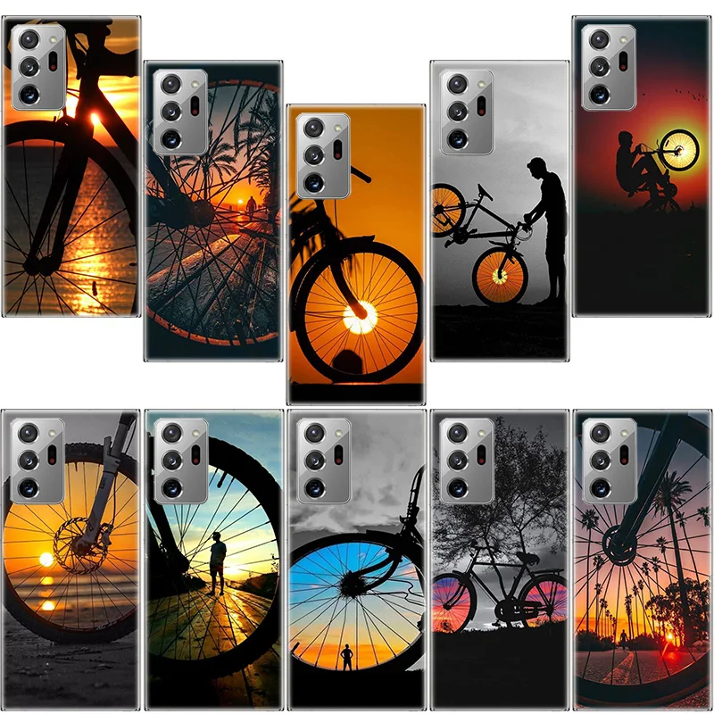 

Beautiful Sunset and My Bicycle Phone Case for Samsung A17 A37 A57 A54 A14 A24 A34 A07 A04S A02S A12 A22 A32 A52S A16 A26 A36 A5