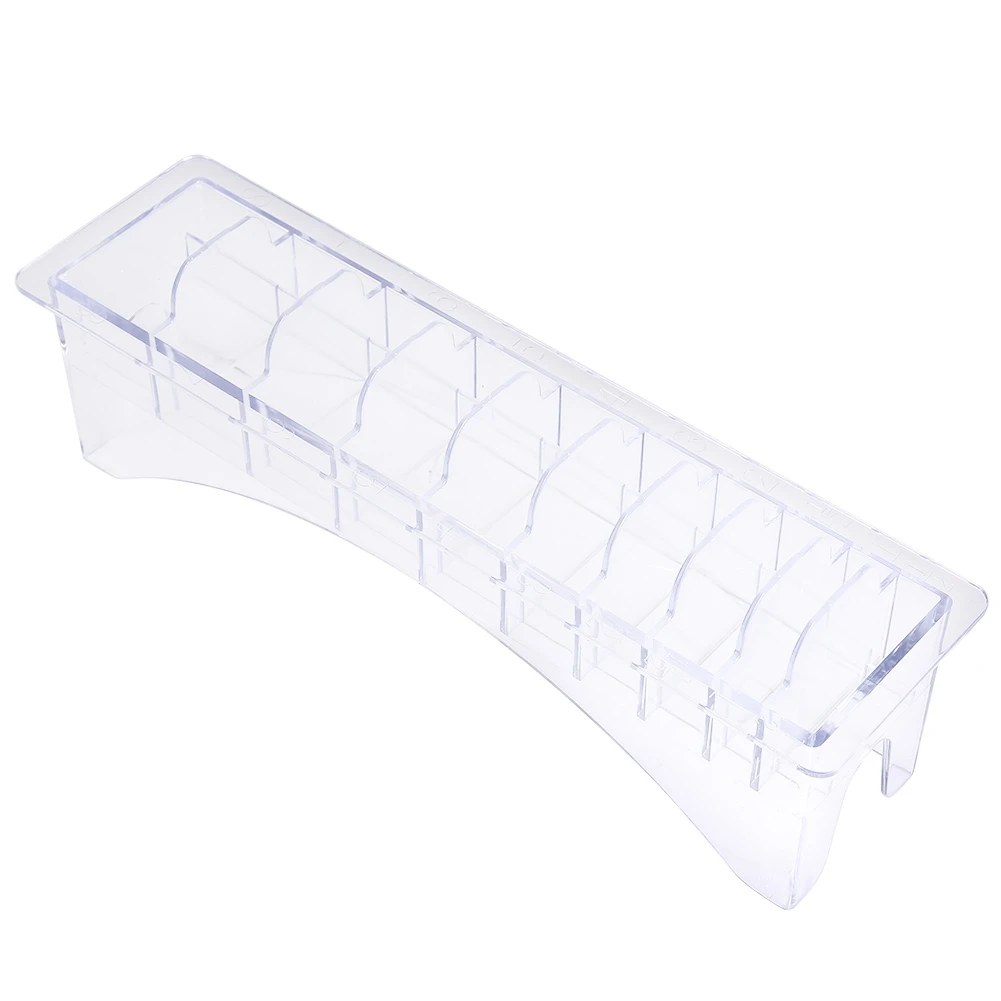 Limit Comb Storage Box Hair Clipper Positioning Caliper Comb Organizer Case10 Slots