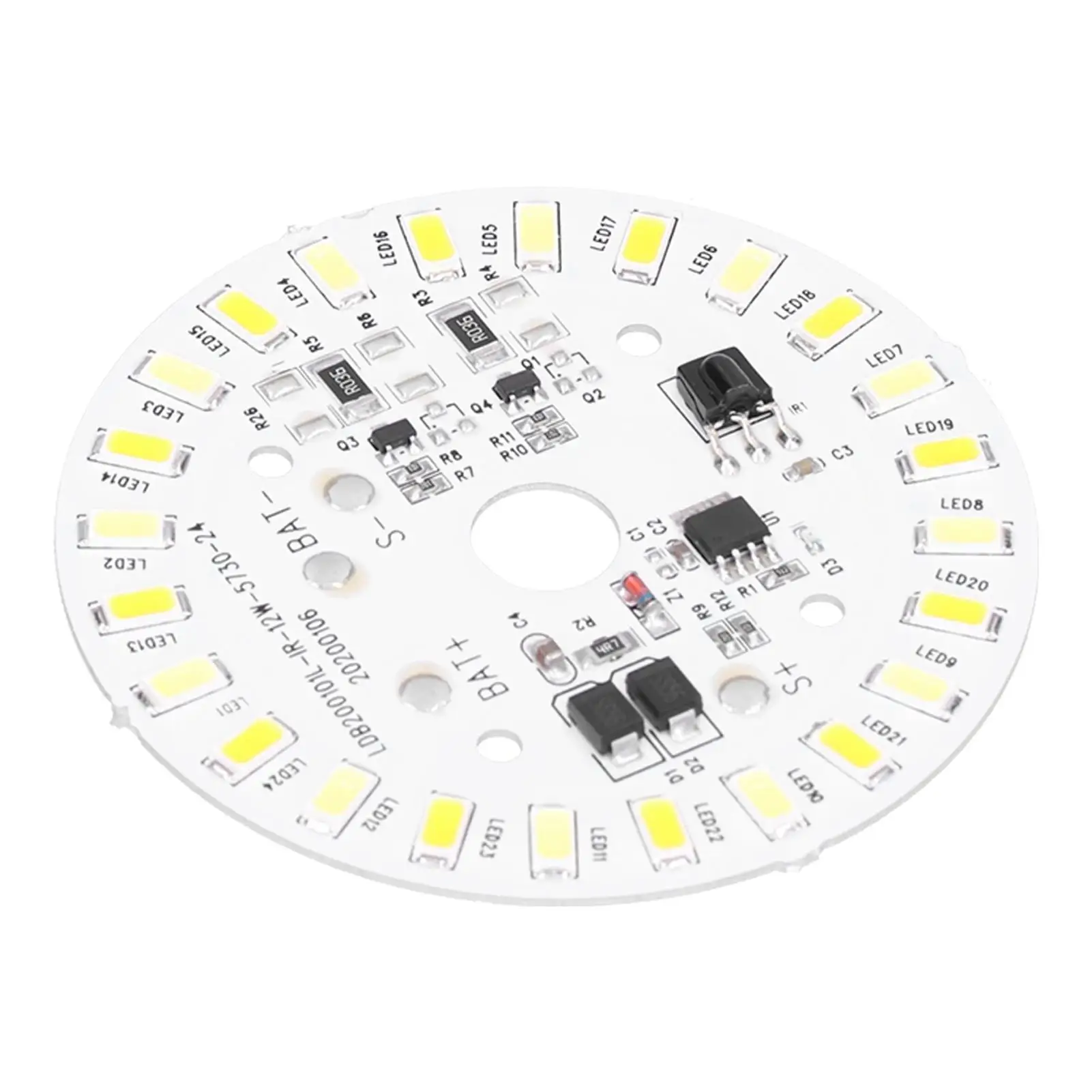 LED Panel Lamp with Remote Control Warm and White Light Brightness Adjustment 24 LEDs Timer for home and for garden Lighting
