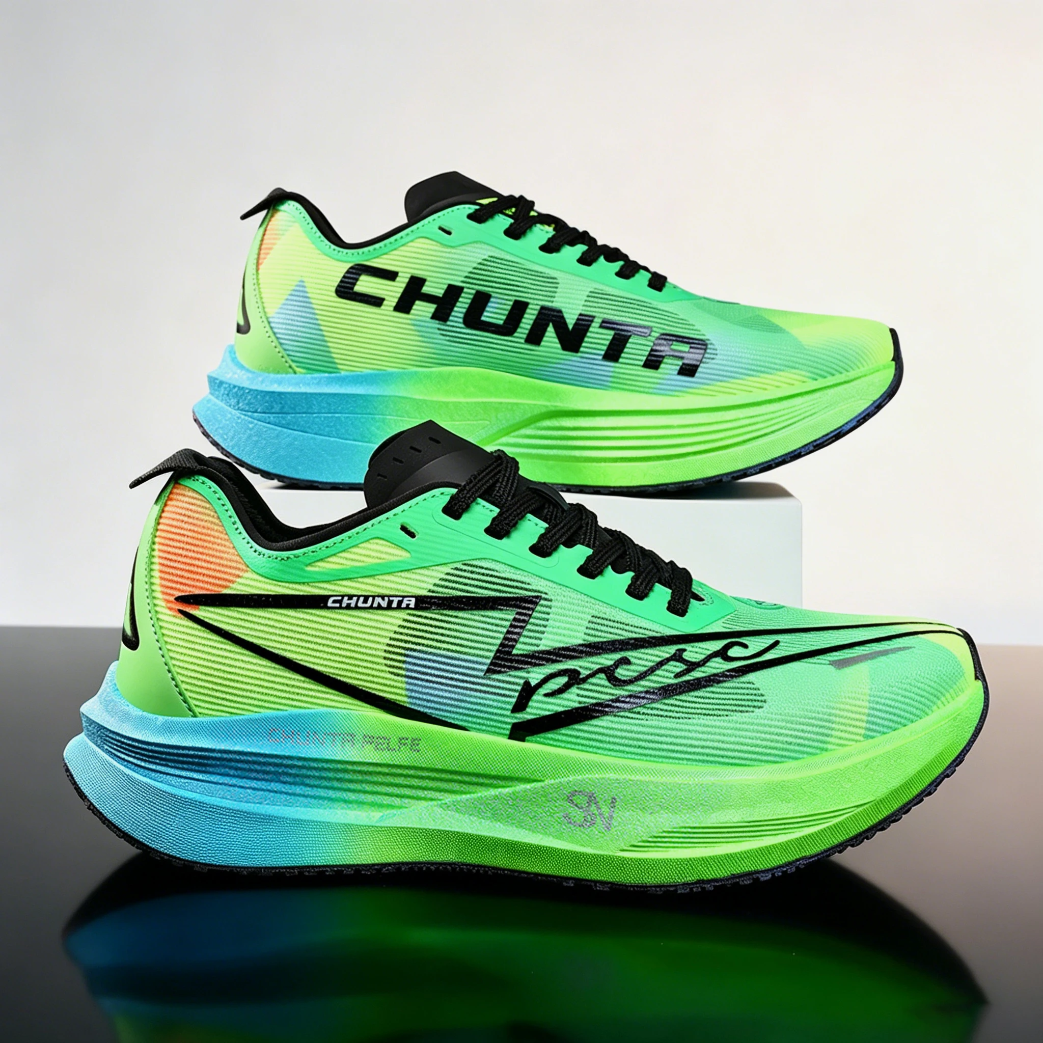 รองเท้าวิ่งมาราธอน CHUNTA แผ่น - Men'S Shoes Professional บทวิจารณ์และราคา