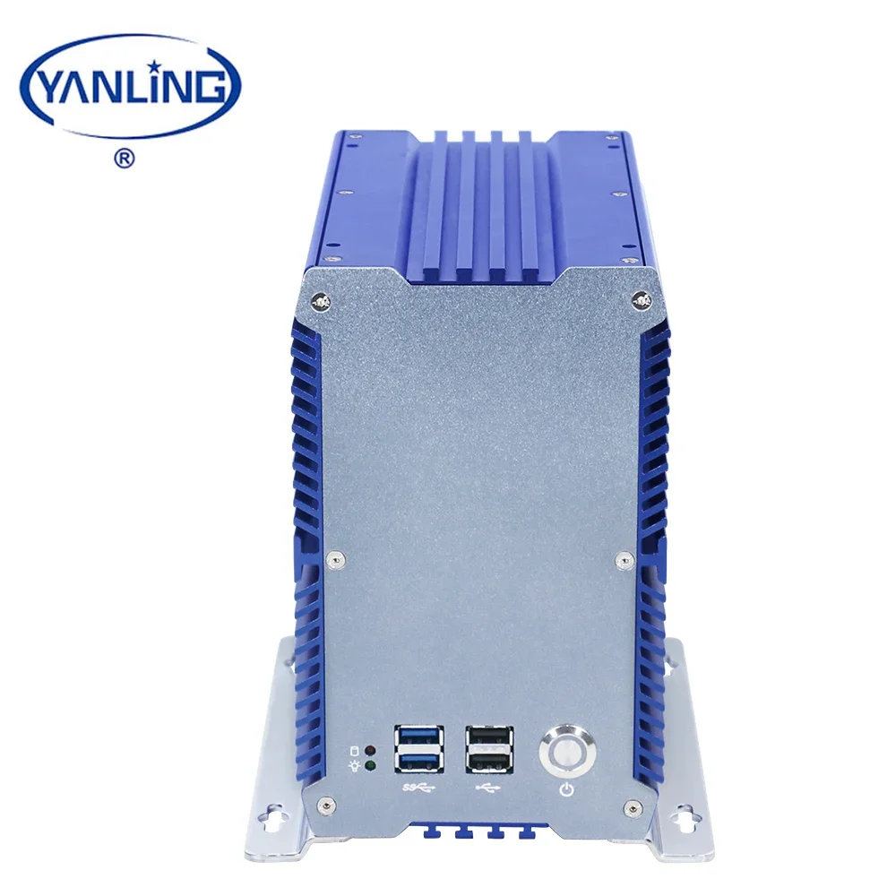 Hot Sale Professional Mini Industrial PC with 2 External PCI Express Slots Automation Control Embedded Computer in Stock
