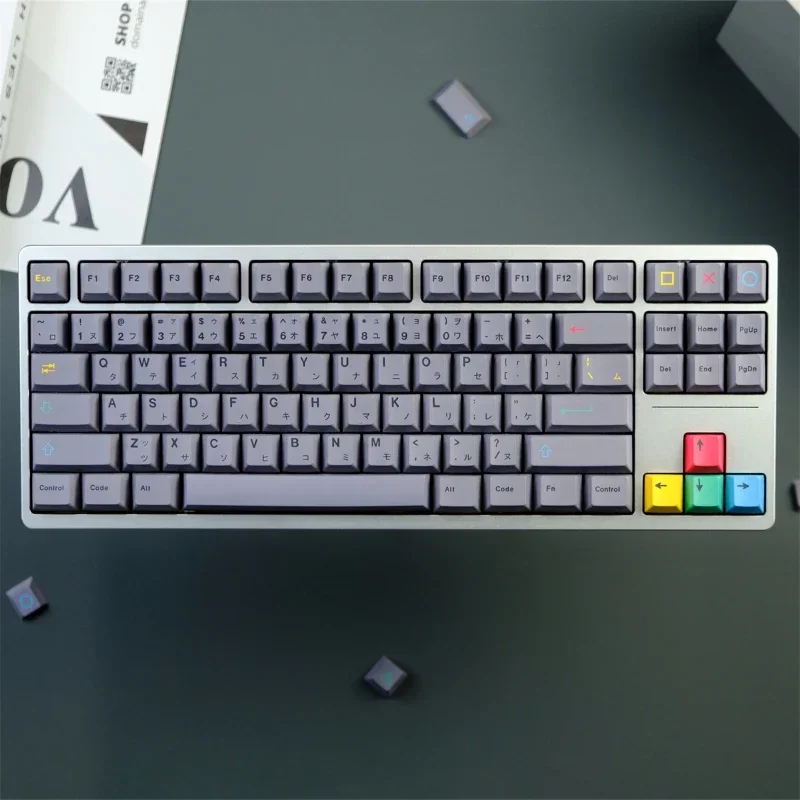 129 klawiszy GMK Dualshot PBT Keycap Cherry Profile Sublimated Spersonalizowane nakładki na klawisze do klawiatury mechanicznej Cherry MX Switch Game