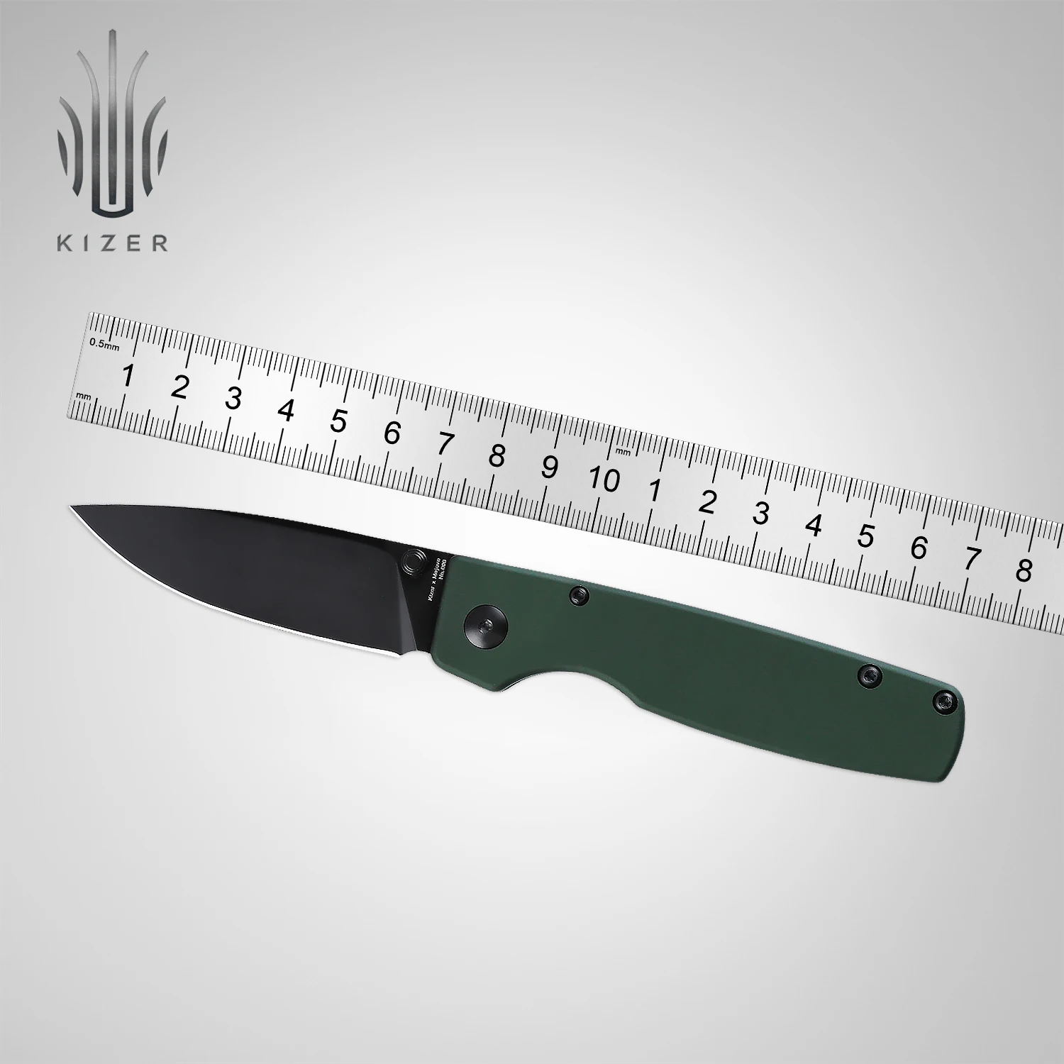 Cuchillo de supervivencia exclusivo Kizer Mojave V3605 Original 2022 nuevo mango de aluminio o cobre con hoja de 154CM cuchillo de bolsillo para