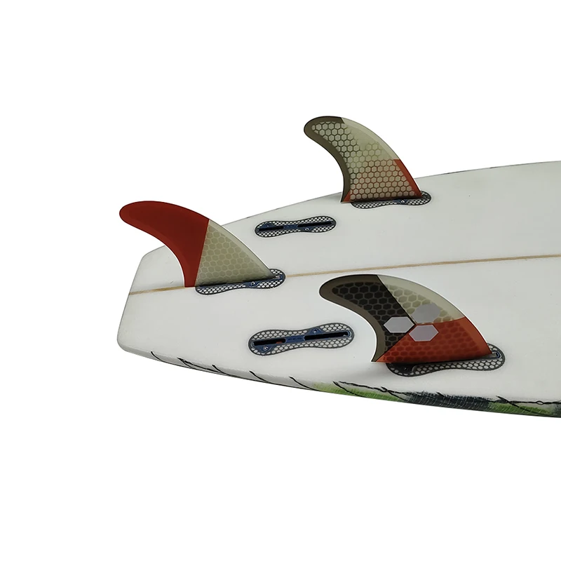 

Surf Fins Surfboard Fin G5/G7 Surfboard Red Honeycomb In Surfing Board Tri Fin Set M/L Double Tabs 2 Fin Prancha de Surf