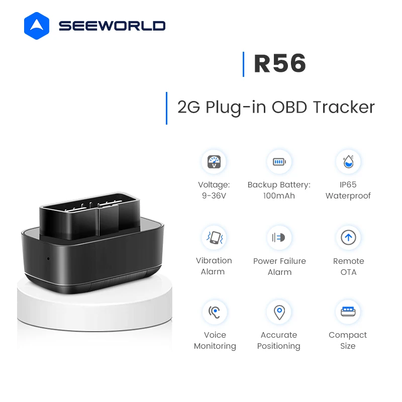 Car OBD GPS Tracker Hidden Listening Sound Remotely Mini Audio Vehicle Tracking Device APP Monitor Anti-theft