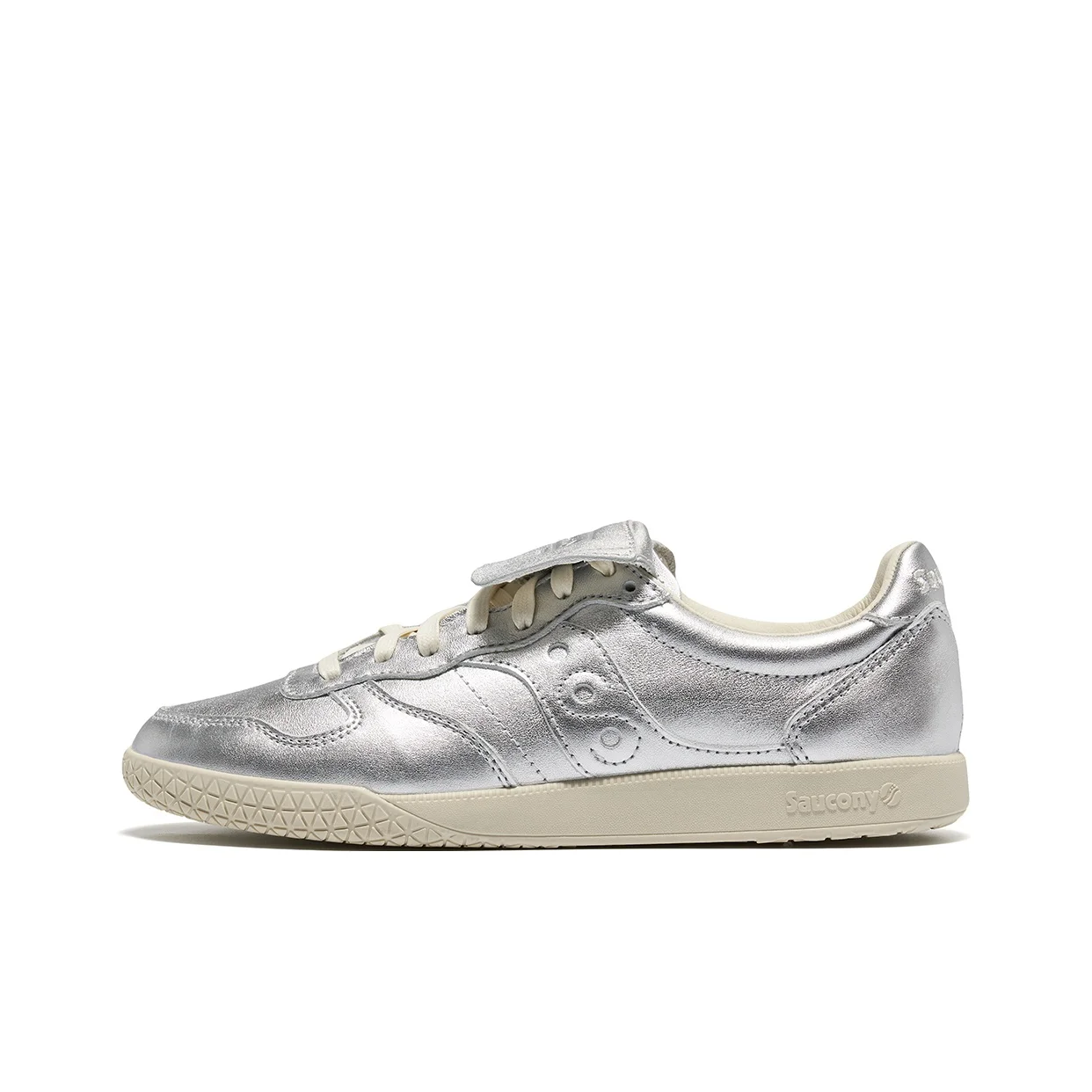 Saucony Slip Resistant Abrasion Resistant Slip Resistant Abrasion Resistant Low top Skateboard Shoes Unisex Silver S79057-16
