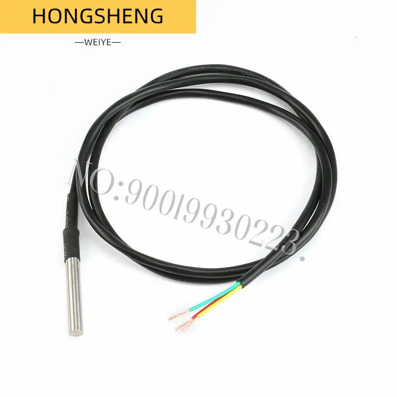 DS1820 Stainless steel package Waterproof DS18b20 temperature probe temperature sensor 18B20 for arduino