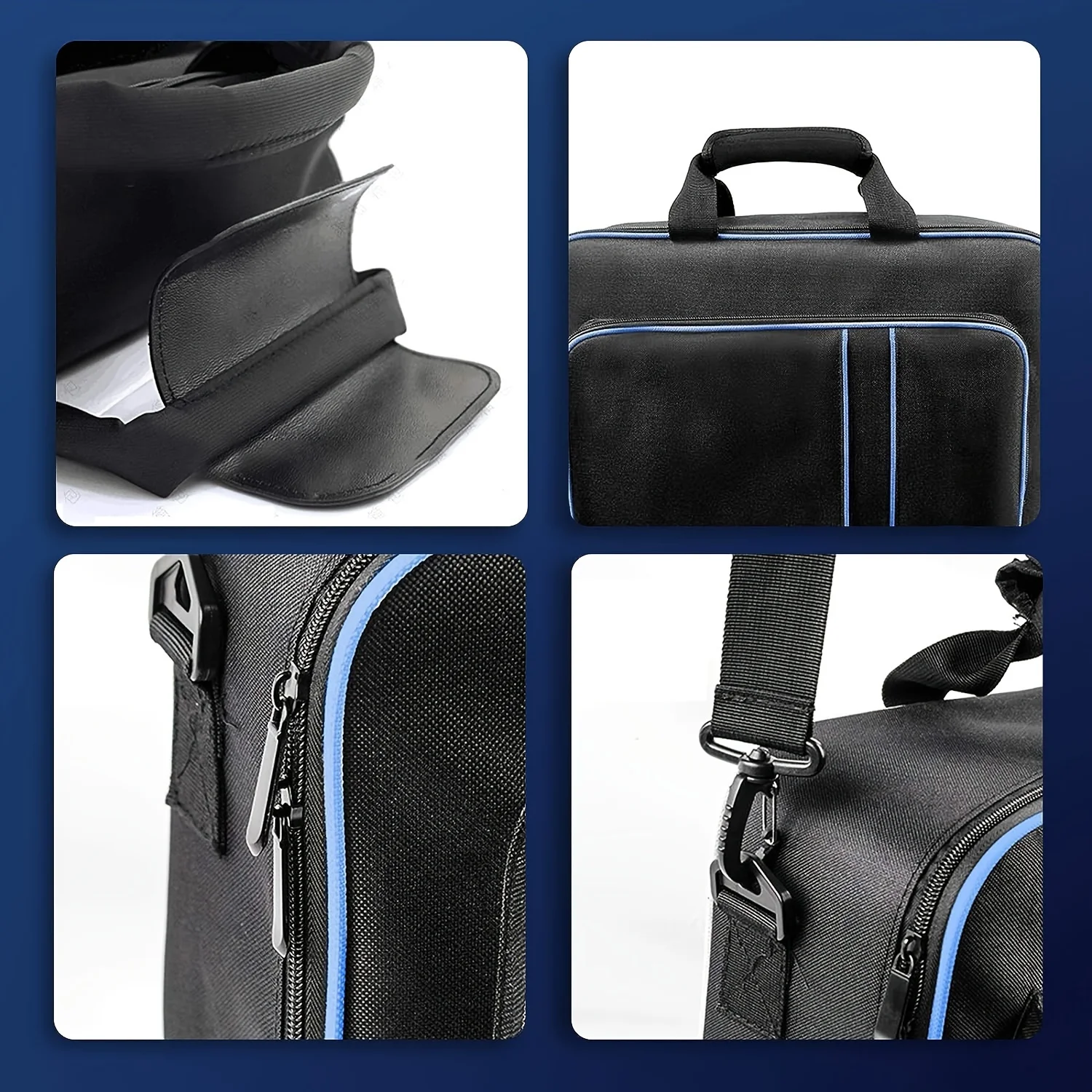 Carrying Case Compatible with PlayStation5 Console Digital/Disk Edition,Large holding,Travel Bag for PS5 Carrying Bag