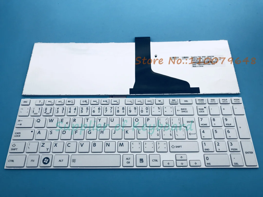 NEW Hebrew/Czech/Turkish Keyboard For Toshiba Satellite S870D S875 S875D S950 S955 S950D S955 S955D S970 S970D S975 S975D