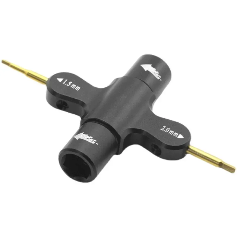 

Square ratchet wrench 1.5 2.0 hexagonal screwdriver M3 M5 sleeve with bearing quick release aircraft model tool