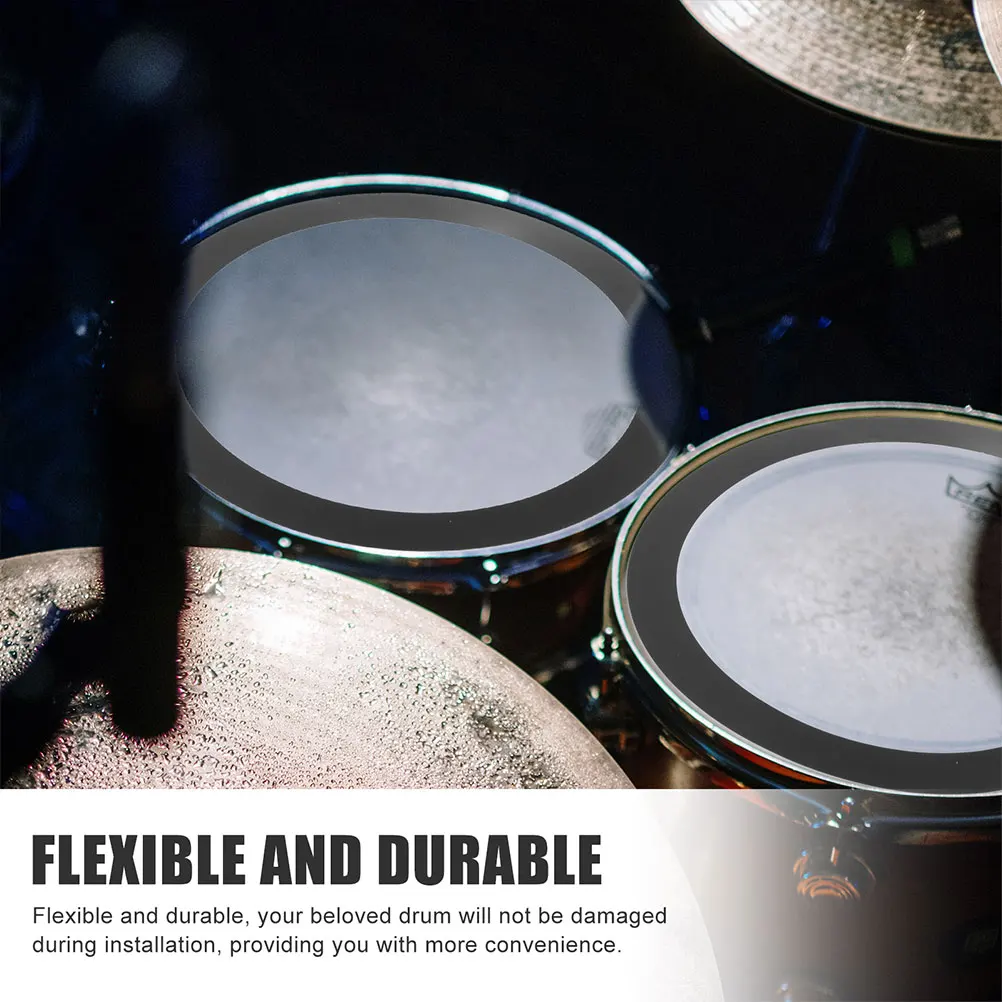 

4pcs Kit Mute Durable Accessories Practice Mute Ring For Snare Home Use Kit Accessory Drum Parts Portable Drum Sordine Elastic