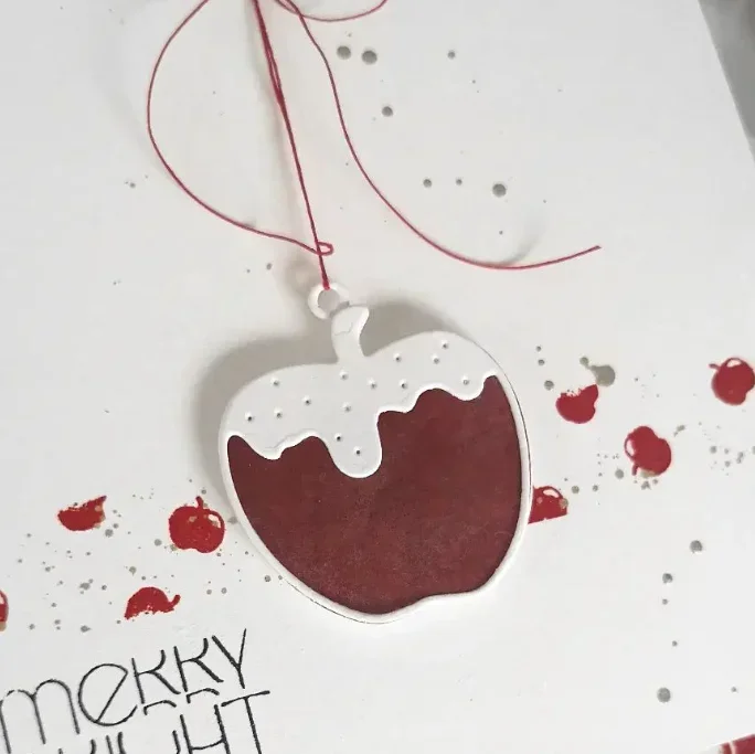 Piggy Craft metal cutting dies cut die mold Apple decoration Scrapbook paper craft mold blade punch stencils dies