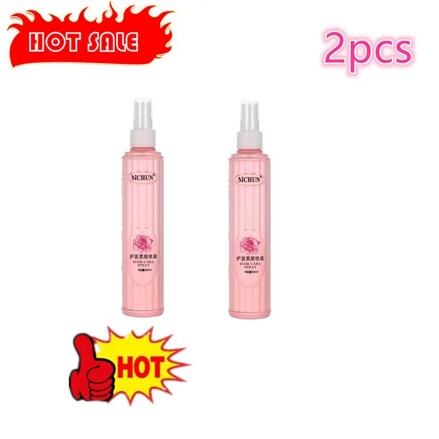 

2PCS 300ML Gentle hair care spray repair secret wash free rose fragrance hair care spray