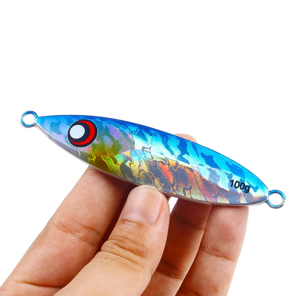 Wolno tonący metalowy przyrząd 120g 150g 200g 250g 300g długie rzucanie wolno tonący spadek przynęta słonowodne Deepsea Fishing Lure