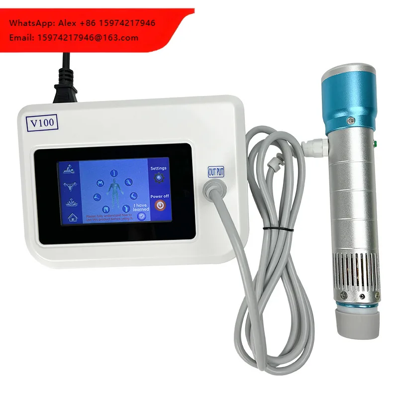 Professional V100 Extracorporeal Electromagnetic Shockwave Physical Therapy Device Class III Medical Grade Equipment