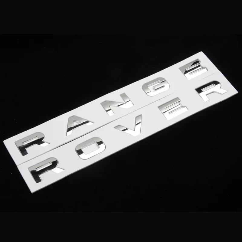 ثلاثية الأبعاد ABS شعار رسائل غطاء السيارة شارة بونيه ملصق ل رينج روفر شعار L320 L322 L405 L494 Vouge ديسكفري إيفوك اكسسوارات