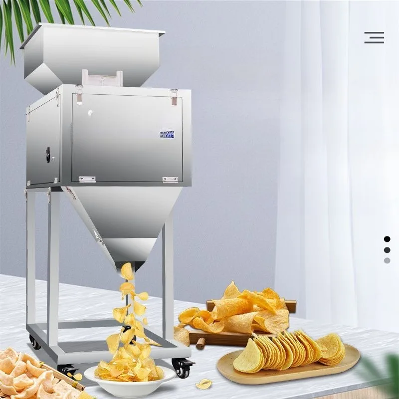 

Automatic large-capacity packing machine, popcorn potato chips candy puffing, food special packing machine