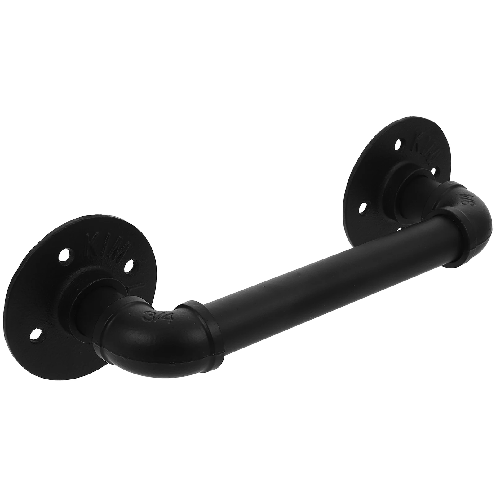 

Vintage Iron Art Door Handle Industrial Style Bar Pull Practical Grab For Gate Cabinet Shed Bathroom Home Hotel Use