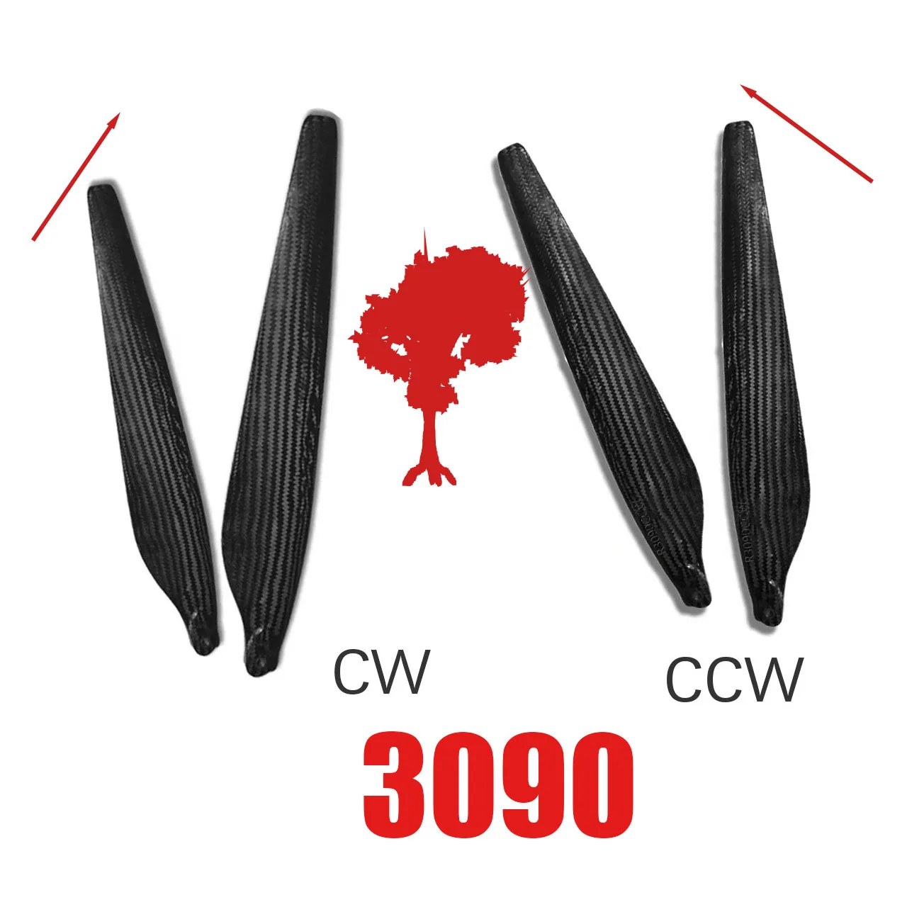 30inch CW CCW QX-MOTOR 3090 Carbon Fiber Folding Propeller Props Blades For Plant Protection Machine Large Multi-axis Motor