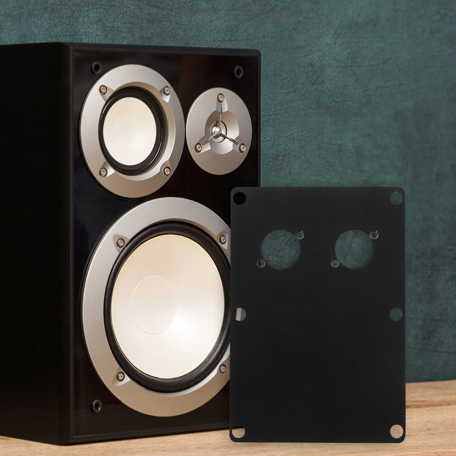 

Speaker Junction Box Panel Plastic Binding Post Mount Plate Theater Speaker Terminal Board Stable Connection Audio Equipment