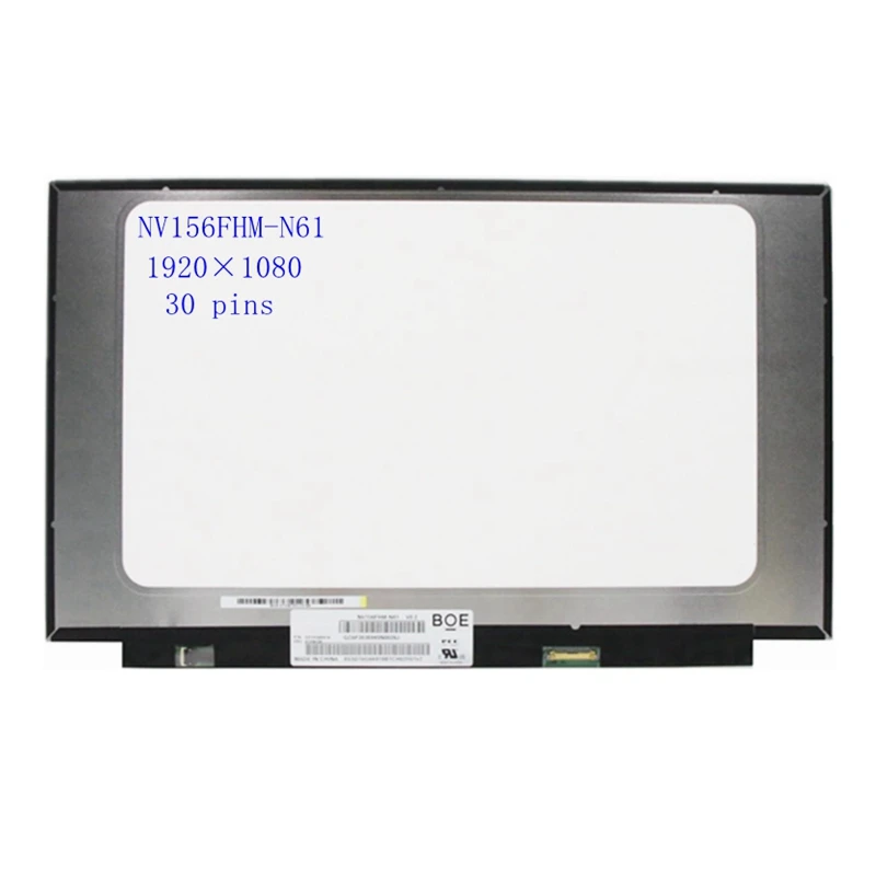 

Original 15.6" inch Laptop LCD Screen Matrix 30Pin 1920*1080 72% NTSC NV156FHM-N61 V8.2 NV156FHM N61 B156HAN02.4