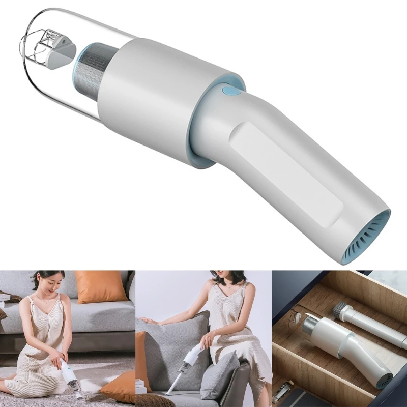 Wireless Car Vacuum Cleaner Portable Mini Home Pet Car Dual-purpose Handheld Desktop Chargeable Vacuum Cleaner