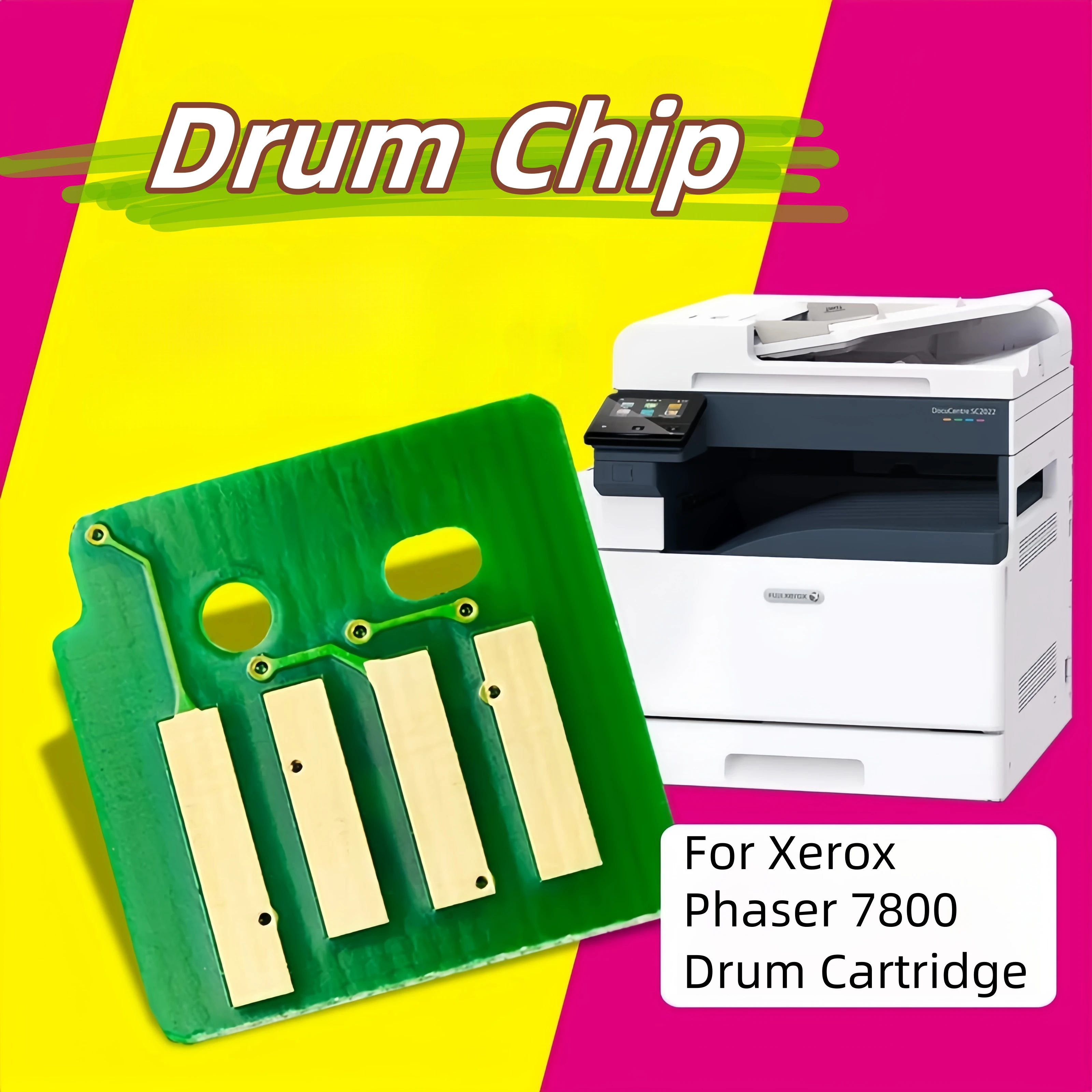 12pcs 7800 Toner Drum Chip For Xerox Phaser 7800 Drum Cartridge Reset chip 106R01582 Drum Chip Quality assurance