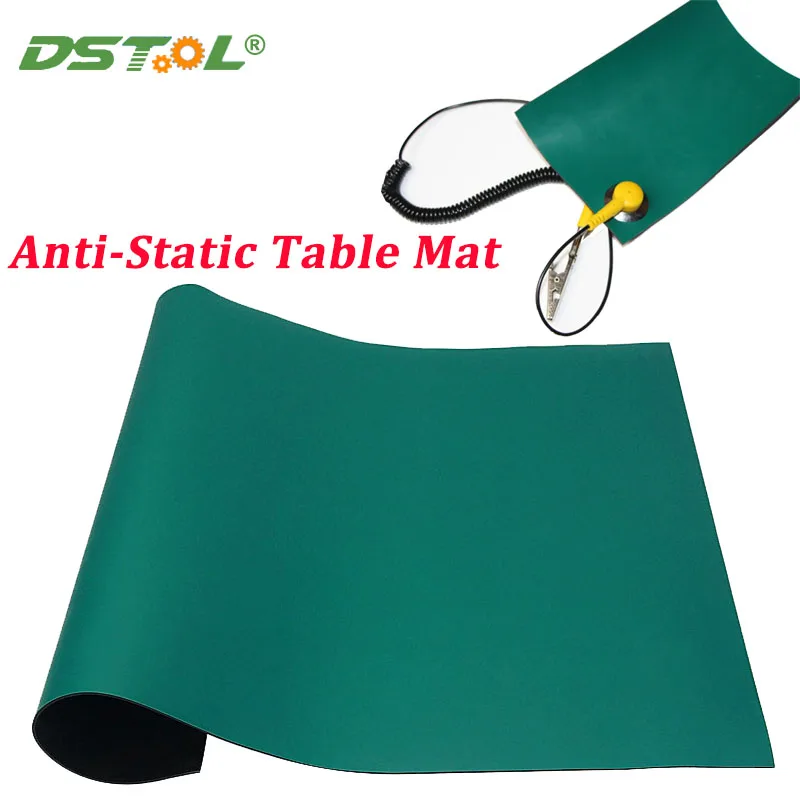 

Anti-Static Table Mat Rubber Board Tablecloth Laboratory Leather Table Mats High Temperature Alkali Chemical Flux Wear Resistant