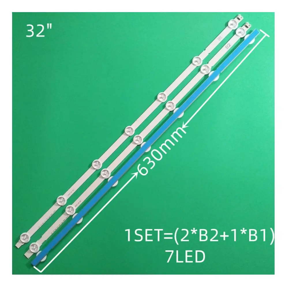 

Kit 3 PCS LED Backlight for LG 32LB530U 32LN541V 32LN540V B1/B2-Type 6916L-1437A 1438A LC320DUE SF R1 32LN577S 32LN5400