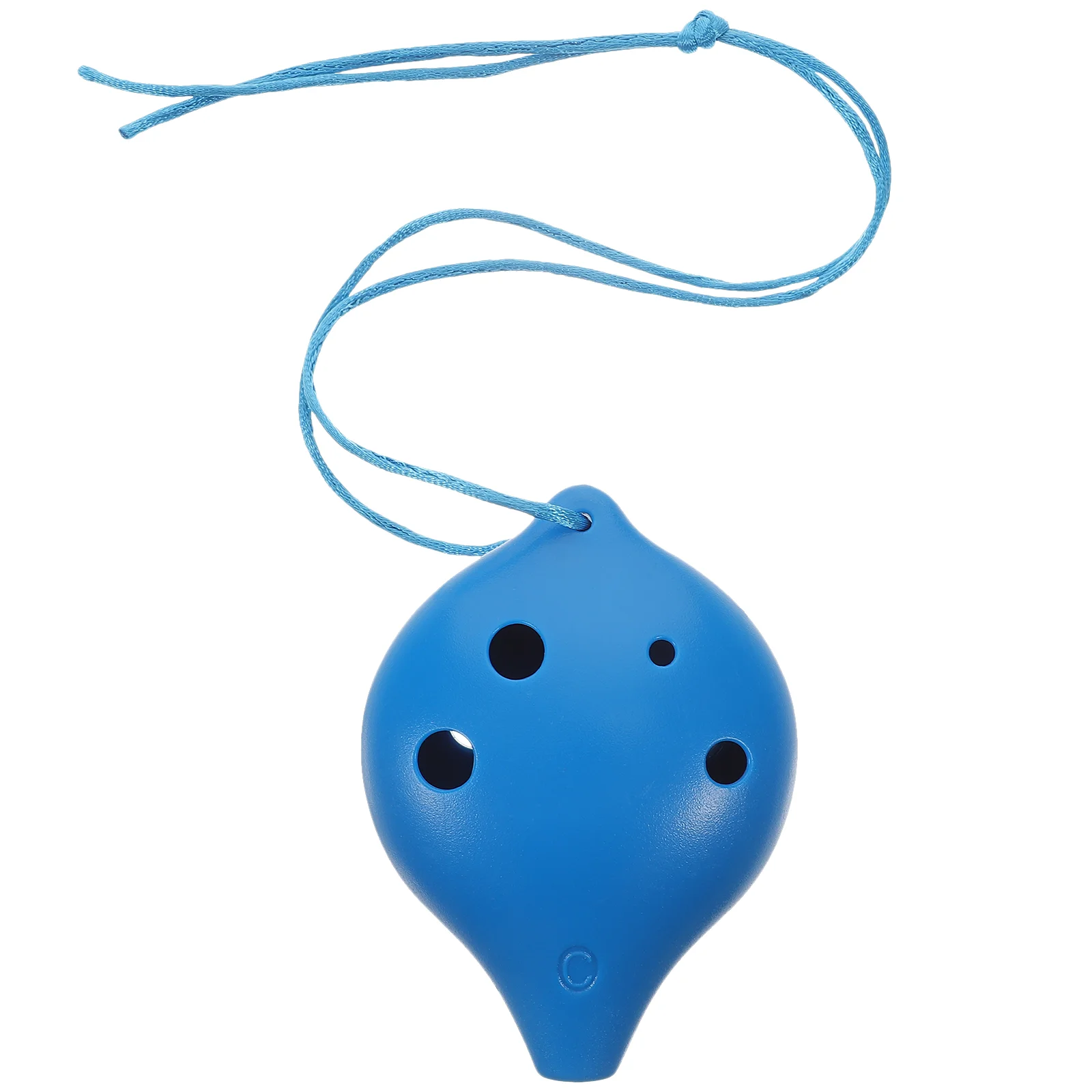 Musical Instruments Ocarina Portable Plastic Vocalize Whistle 6-hole Alto Blue Creative Baby