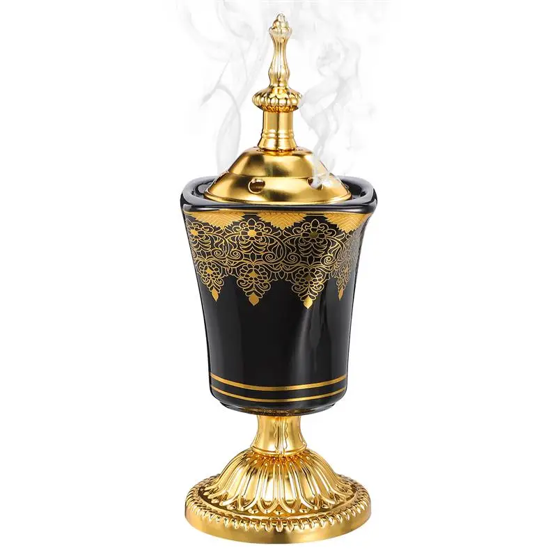 

Electric Ceramic Incense Burner US Plug-in Incense Burner Meditate Arabia Censer Middle East Fragrance Stove multiuse home decor