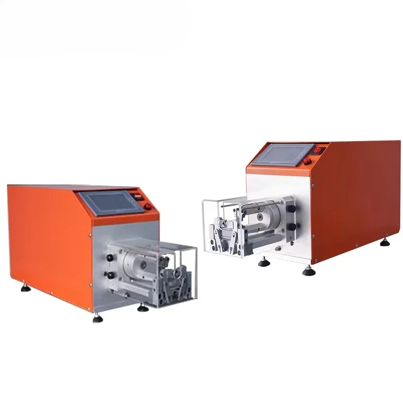 Maximum 9 Layer Semi-automatic 0.1-10mm Diameter Coax Cable Strip Machine Coaxial Wire Stripping