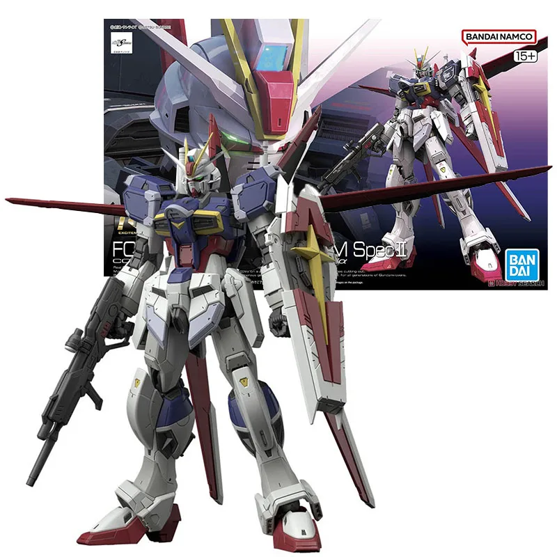 Bandai Figure Gundam Model Kit Anime Figures RG 1/144 Force Impulse SpecⅡ Mobile Suit Gunpla Action Figure Toys For Boys Gifts