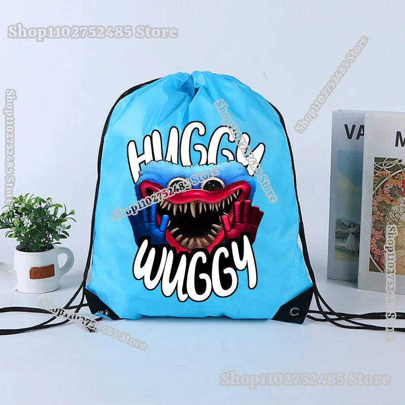 Сумки-на-шнурке-game-poppy-playtime-huggy-wuggy-водонепроницаемый-рюкзак-на-шнурке-для-мужчин-и-женщин-портативный-простой-рюкзак-для-спортзала-и-спорта